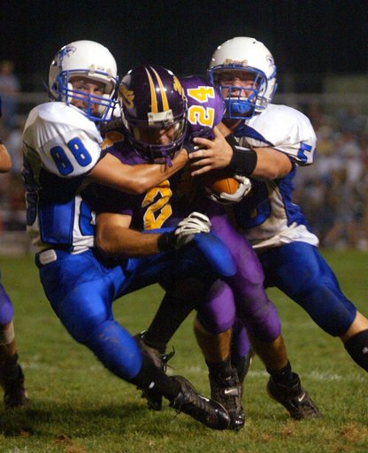 Mike Burkholder -  The scouting report on the two teams was that Ephrata (1-2 overall, 1-1
Section Two) had trouble stopping the run and Cocalico (2-1 overall,
1-0 Section Two) the pass. Neither team bucked the trend.<br />
<br />
Ephrata quarterback Seth Zimmerman threw for 223 yards and three TDs, connecting with Kyle Sensenig on all three.<br />
<br />
Kreider, Orme, and Pannebecker each came at Ephrata with a different
running style, and Kreider's decision-making sprung them for big gains.<br />
<br />
"We have quick guards and with Orme, (the defense) is going to go after
him and that gets the flow going the opposite way. So that was helpful
that I had so many options," Kreider said.<br />
<br />
Even though Cocalico rushed for a school-record in yards, Ephrata hung tough, even leading the game in the third quarter, 24-21.<br />
<br />
"They're a good team and good teams hang around. I was anxious until the clock was at zero-zero," Gingrich said.<br />
<br />
Ephrata took an early 7-0 advantage on a botched punt snap that
Cocalico punter Kyle Payne got off 26 yards behind the line of
scrimmage.<br />
<br />
Cocalico answered right back, on Kreider's first TD after a 10-play drive and again on an 18-yard run after a fumble recovery.<br />
<br />
Ephrata scored the next 10 points to take a 17-14 lead on an Eric
Petters' field goal and a 22-yard TD strike from Zimmerman to Sensenig.
The Mounts couldn't stop Cocalico with 1:41 to the half as the Eagles
drove down for an Orme TD with 10 seconds remaining.<br />
Ephrata came out of the gates firing in the third quarter as Zimmerman
connected on receptions of 52 yards to Chris Hull and the TD of 10
yards to Sensenig.<br />
<br />
The game's turning point came when Cocalico stopped Ephrata at the
6-yard line, turned around and drove 94 yards for a Kreider TD.<br />
With the lead, Cocalico worked the clock once again, eating up much of
the fourth quarter on a 12-play drive capped off by Orme to put the
Eagles up 34-24, leaving the Mounts only 1:58 left.<br />
<br />
"With our offense, we run the ball so well and we can eat up a lot of
the clock, which really helps when you are winning," Kreider said.<br />
Ephrata was able to get a final TD on a 47-yard pass from Zimmerman to
Sensenig to keep the game in reach, but a failed onside kick sealed the
win for Cocalico.<br />
		
	
	</article>



							</div>
						</div>
					</div>
					<div class=